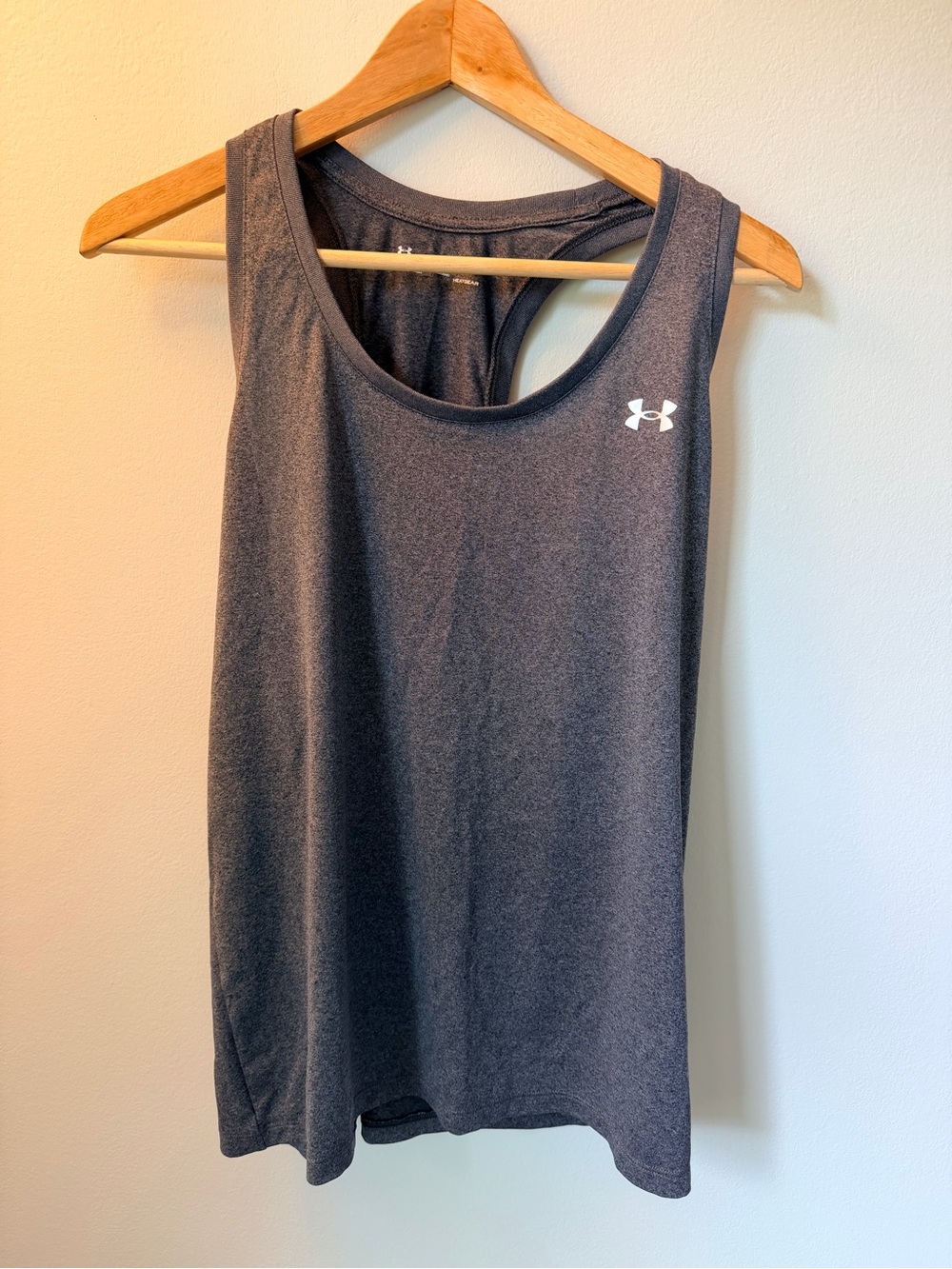 Under Armour Women's Dark Gray Racerback Tank Top